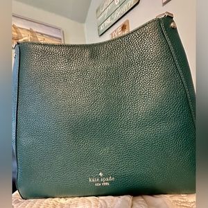Like new Kate Spade purse- emerald green.